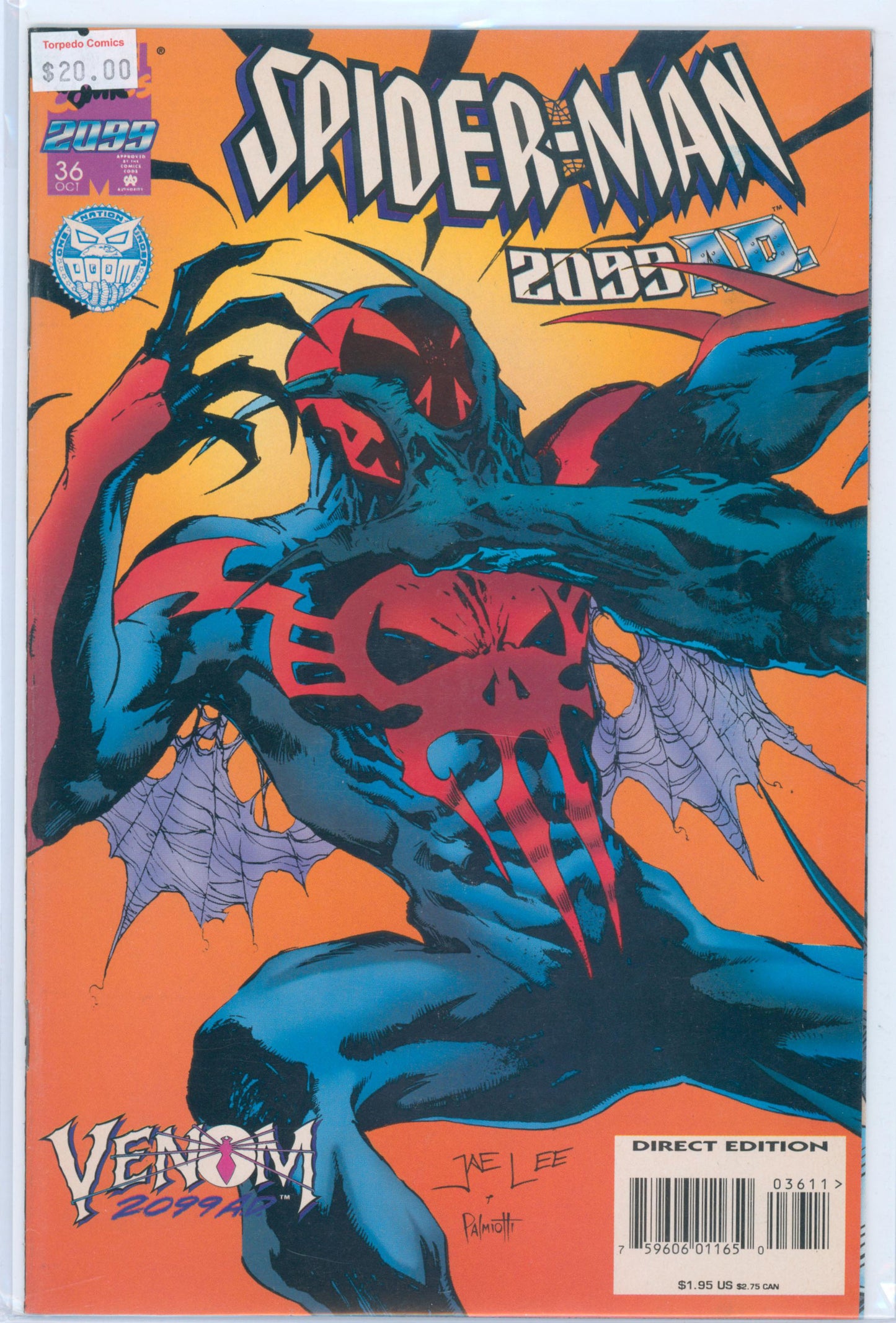 Spider-Man 2099 #36 8.5 VF+ Raw Comic