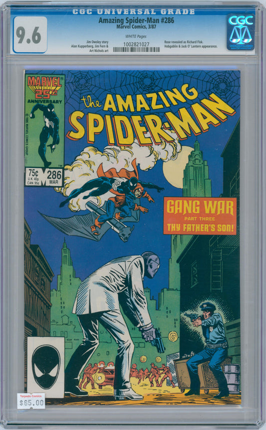 Amazing Spider-Man #286 9.6 CGC