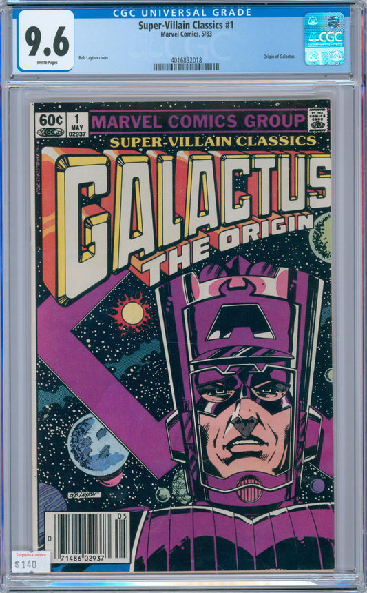 Super-Villain Classics #1 9.6 CGC