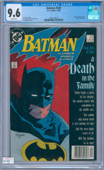 Batman #426 9.6 CGC "A Death in the Family" Part 1