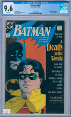 Batman #427 9.6 CGC "A Death in the Family" Part 2