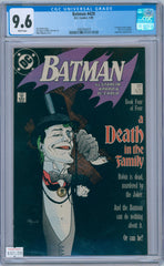 Batman #429 9.6 CGC "A Death in the Family" Part 4