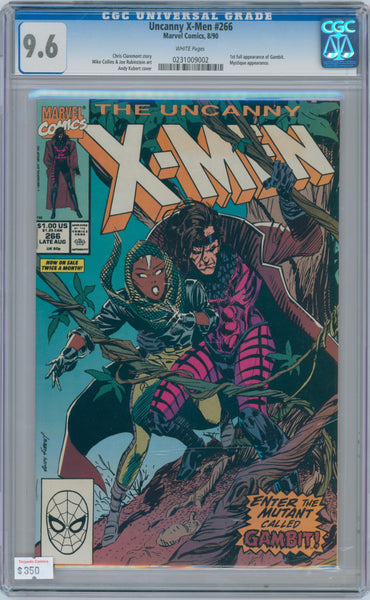 Uncanny X-Men #266 9.6 CGC 1st Full Appearance of Gambit