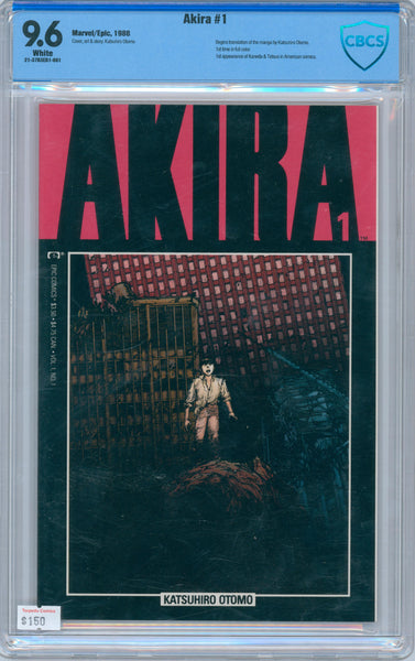 Akira #1 9.6 CBCS 1st Time Full Color 1st App Kaneda & Tetsuo in American Comics