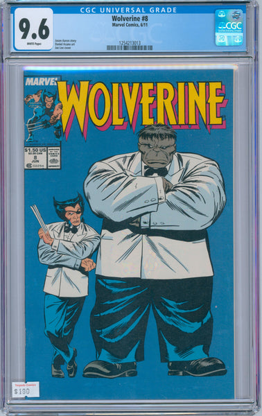 Wolverine #8 9.6 CGC