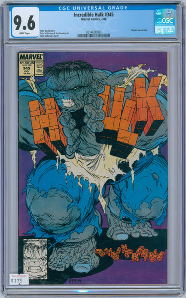 Incredible Hulk #345 9.6 CGC