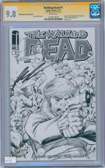 Walking Dead #1 9.8 CGC WW Madison Sketch Edition Signed by Rob Liefeld