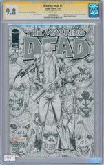 Walking Dead #1 9.8 CGC Arizona Comic Con Sketch Edition Signed by Rob Liefeld