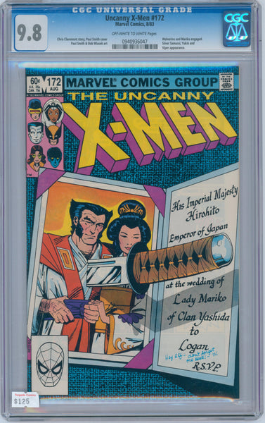 Uncanny X-Men #172 9.8 CGC