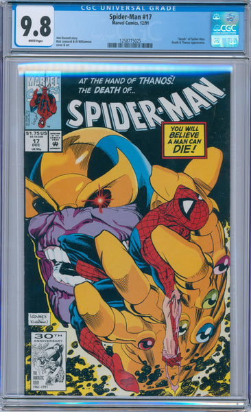 Spider-Man #17 9.8 CGC "Death" of Spider-Man