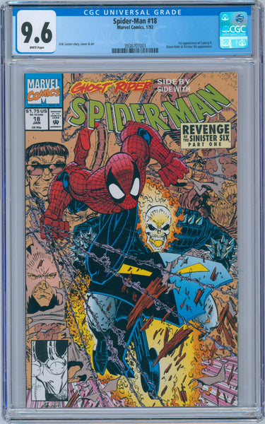 Spider-Man #18 9.6 CGC 1st Appearance of Cyborg X