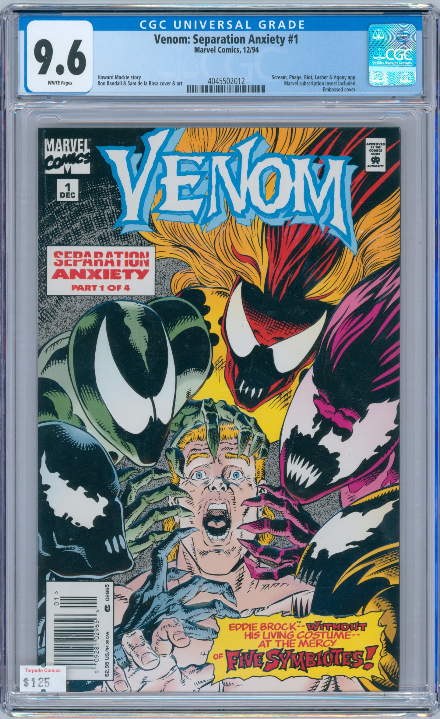 Venom: Separation Anxiety #1 9.6 CGC