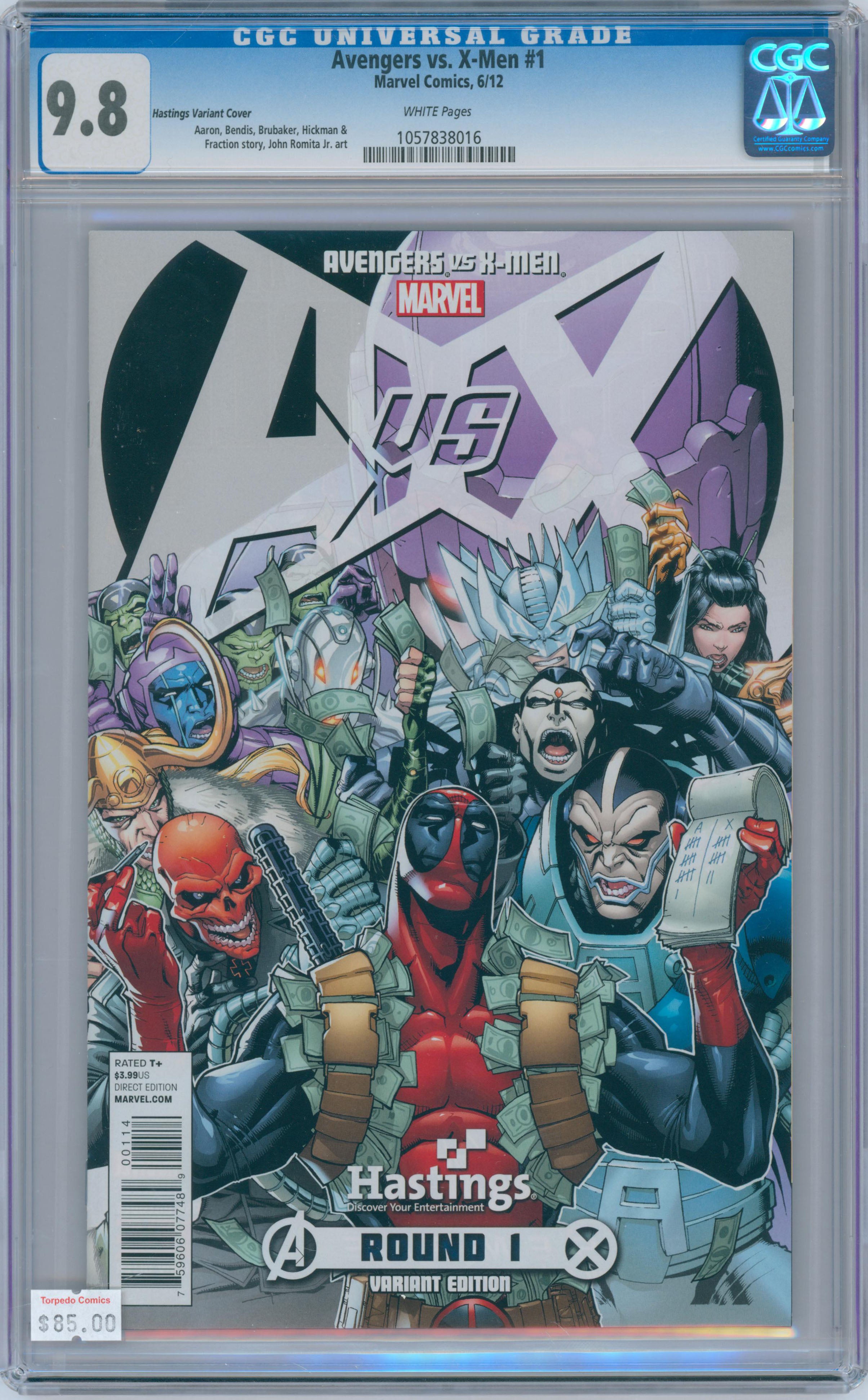 X-Men 1 Cover A top CGC 9.8