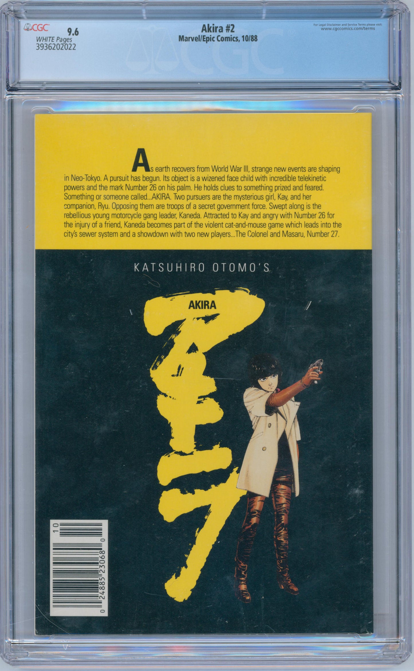 Akira #2 9.6 CGC