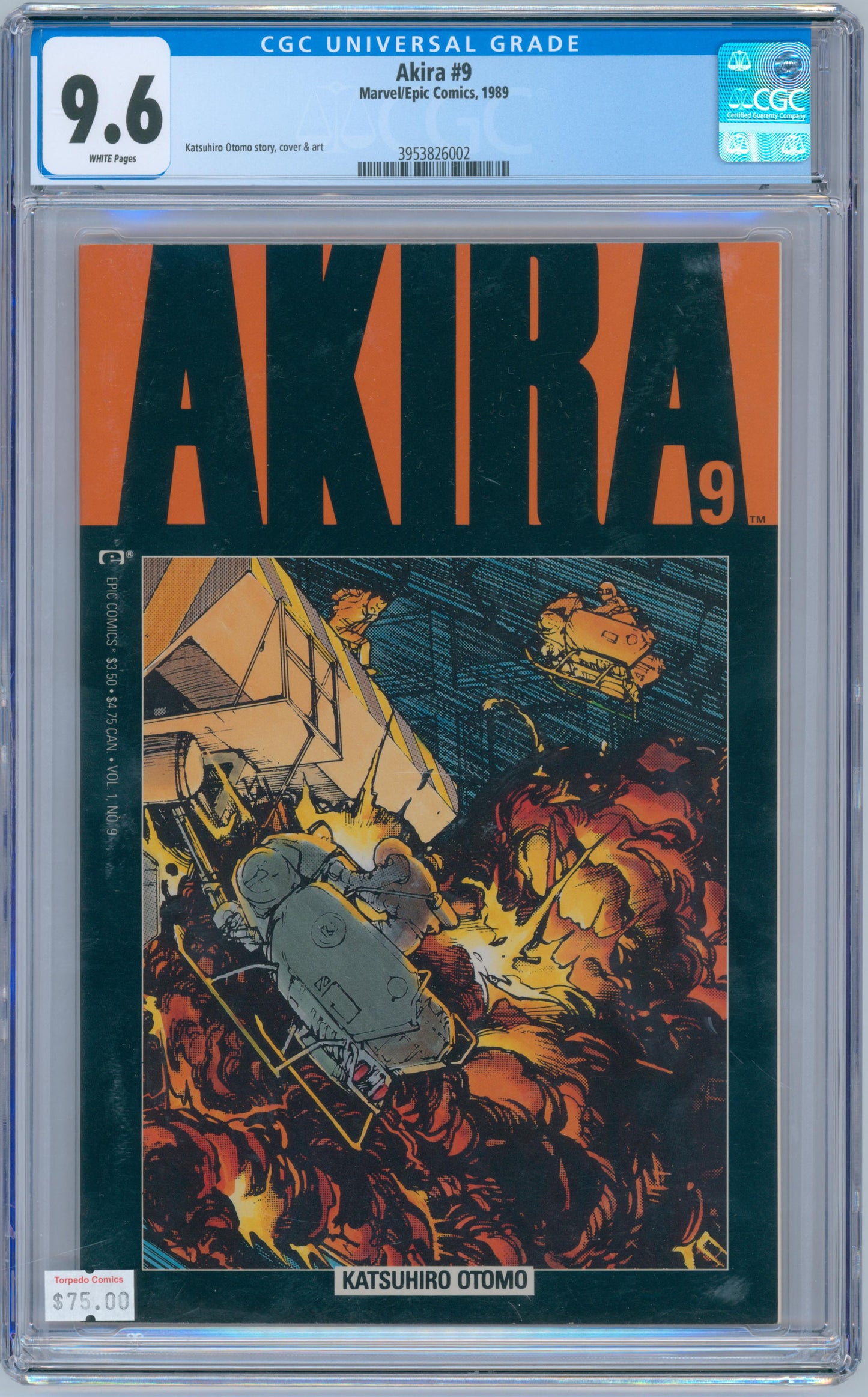 Akira #9 9.6 CGC