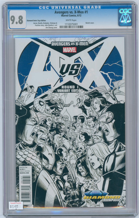 Avengers vs. X-Men #1 9.8 CGC Diamond Select Toys Edition