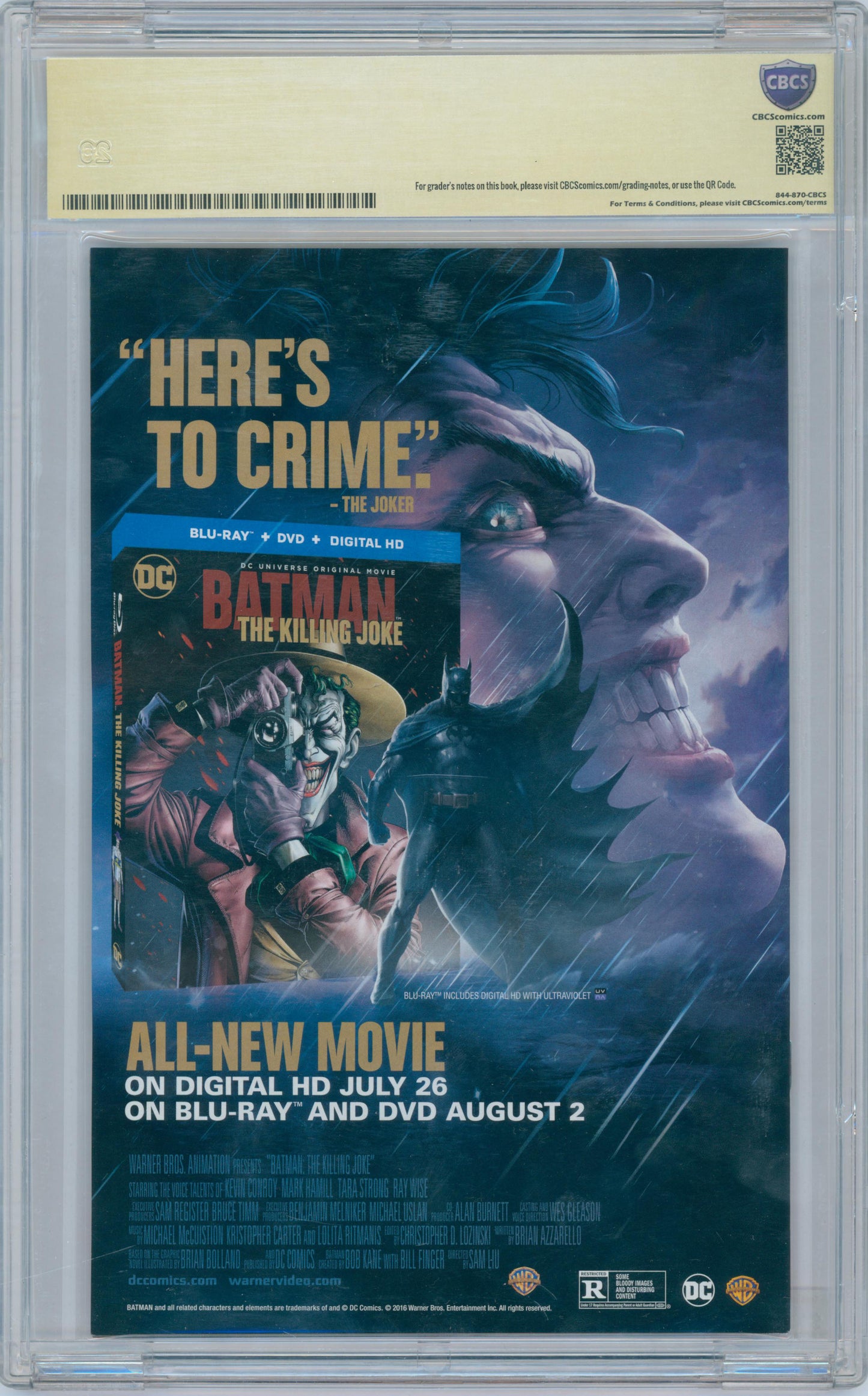 Harley Quinn #1 9.8 CBCS Signed Amanda Conner, Chad Hardin & Jimmy Palmiotti