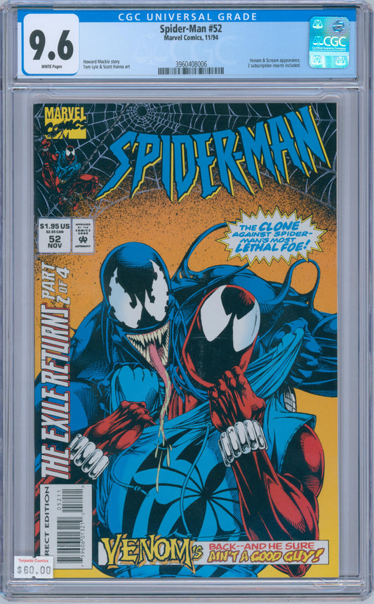 Spider-Man #52 9.6 CGC