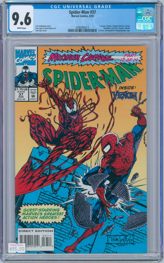 Spider-Man #37 9.6 CGC