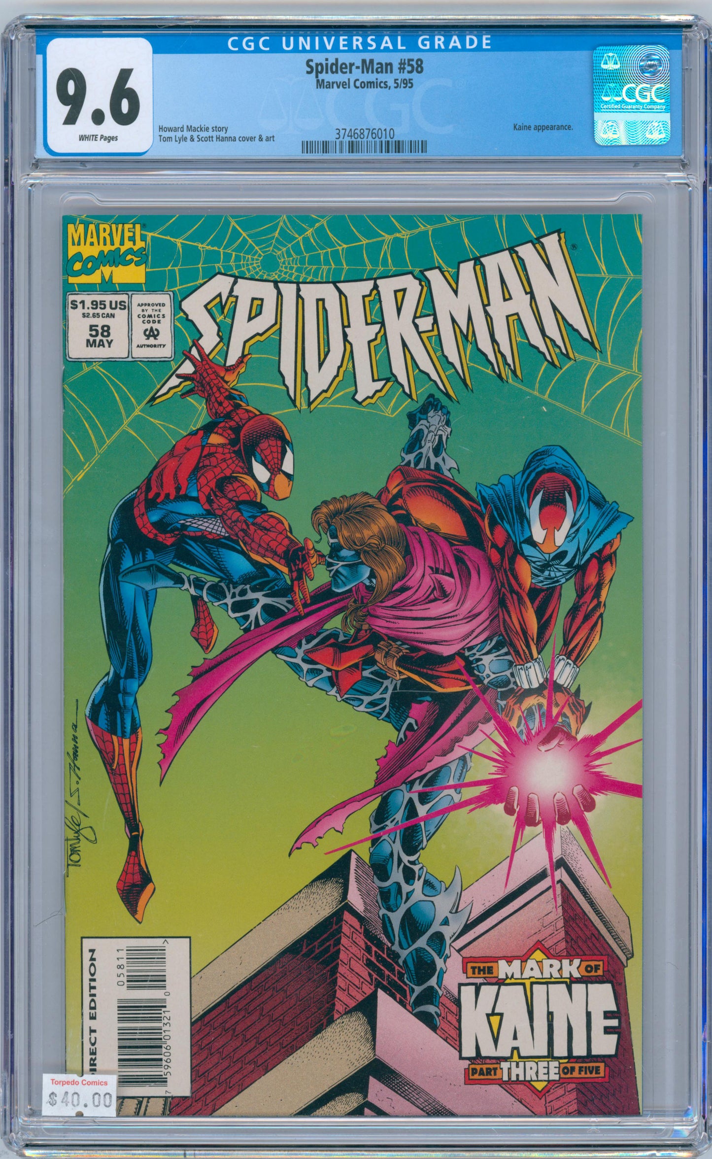 Spider-Man #58 9.6 CGC