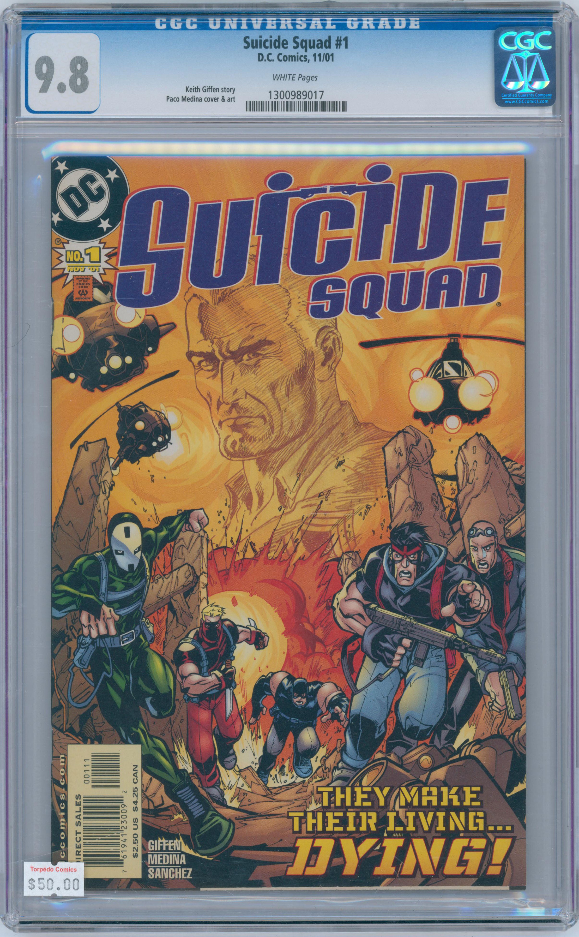 Suicide Squad #1 hotsell CGC 9.8