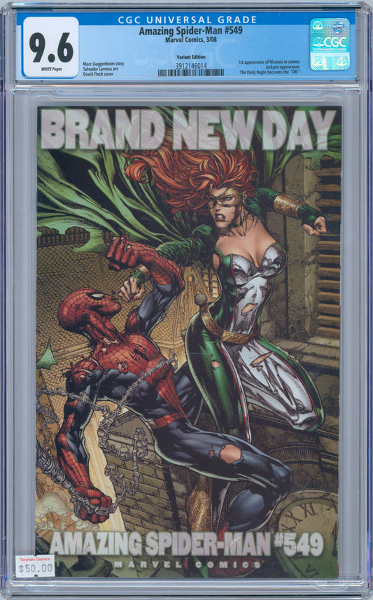 Amazing Spider-Man #549 9.6 CGC Variant Edition