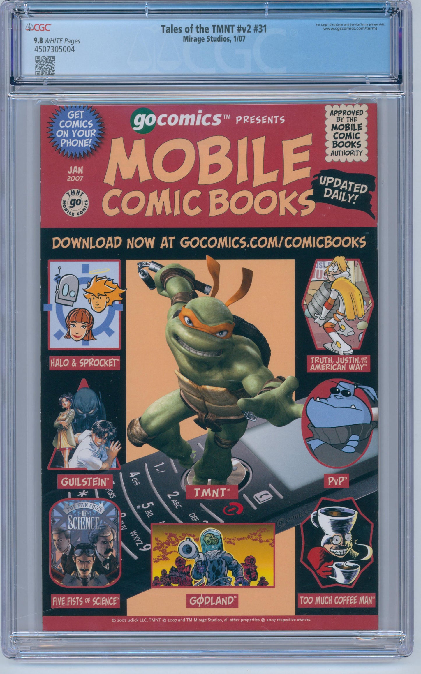 Tales of the TMNT #v2 #31 9.8 CGC