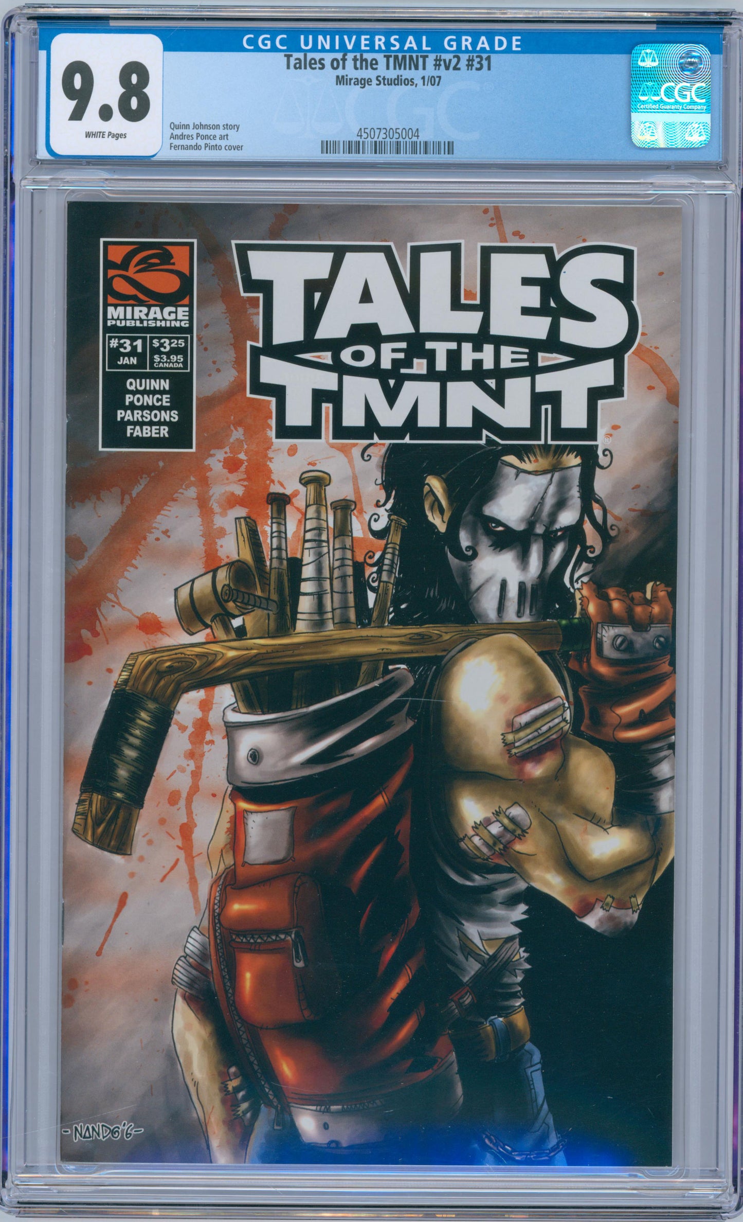 Tales of the TMNT #v2 #31 9.8 CGC