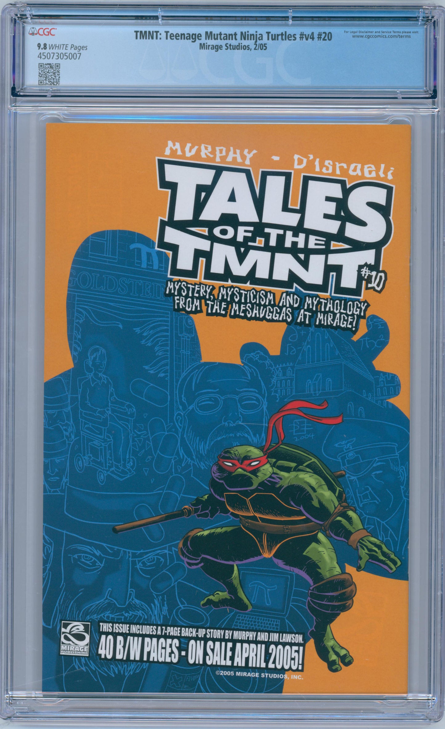 TMNT: Teenage Mutant Ninja Turtles #v4 #20 9.8 CGC