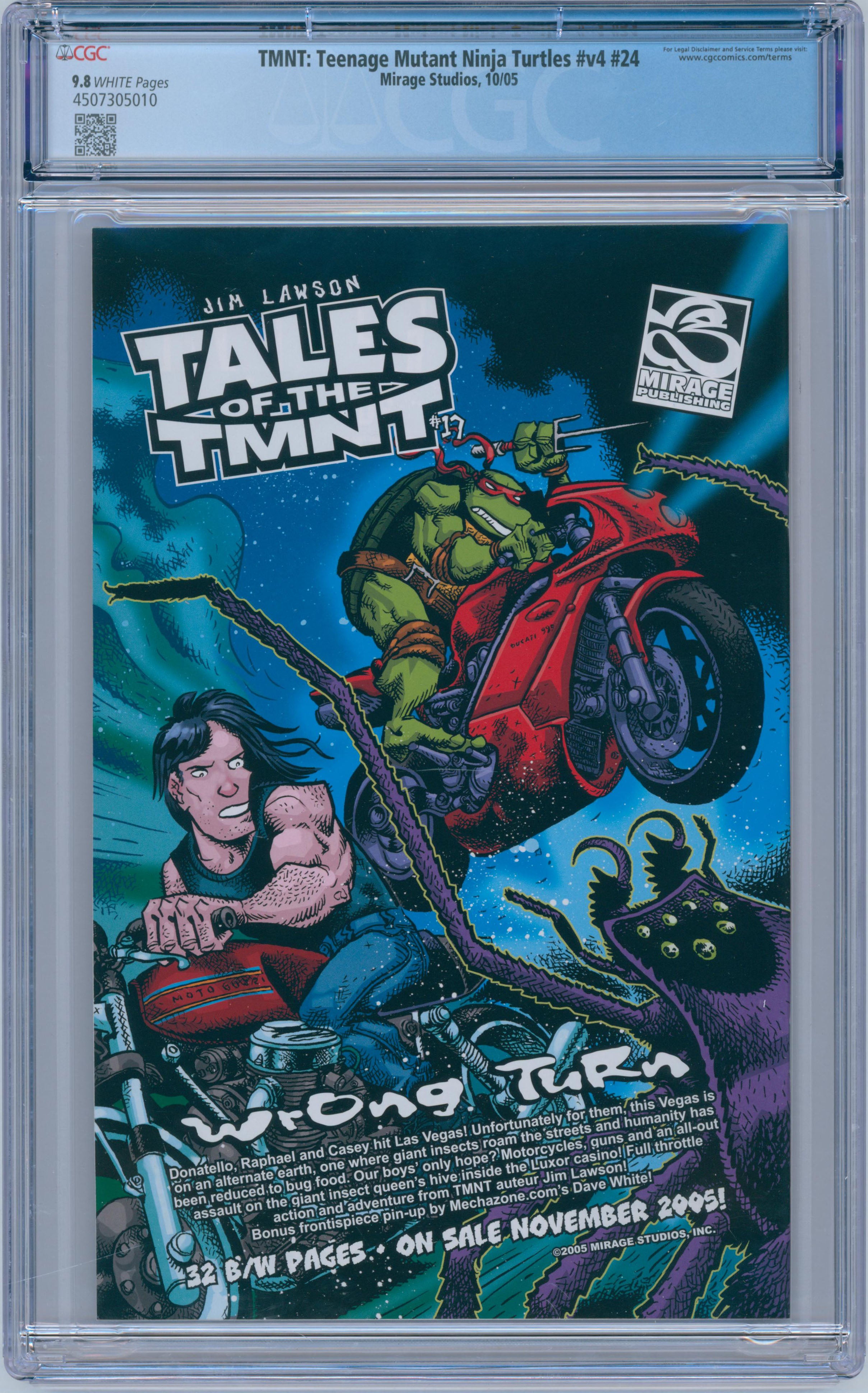 Teenage store Mutant Ninja Turtles #124 CGC 9.8