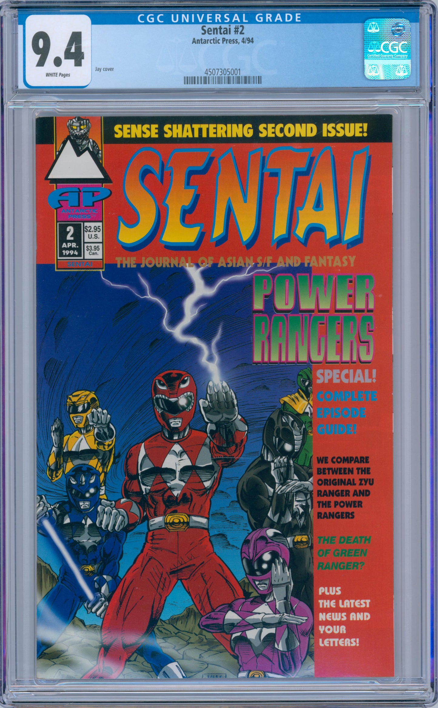 Sentai #2 9.4 CGC