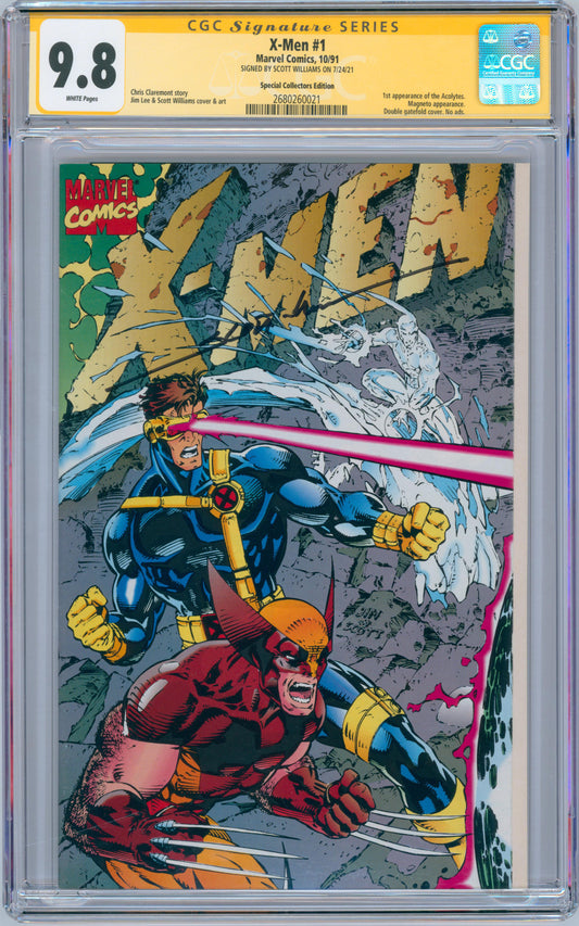 X-Men #1 9.8 CGC Special Collectors Edition Signed by Scott Williams