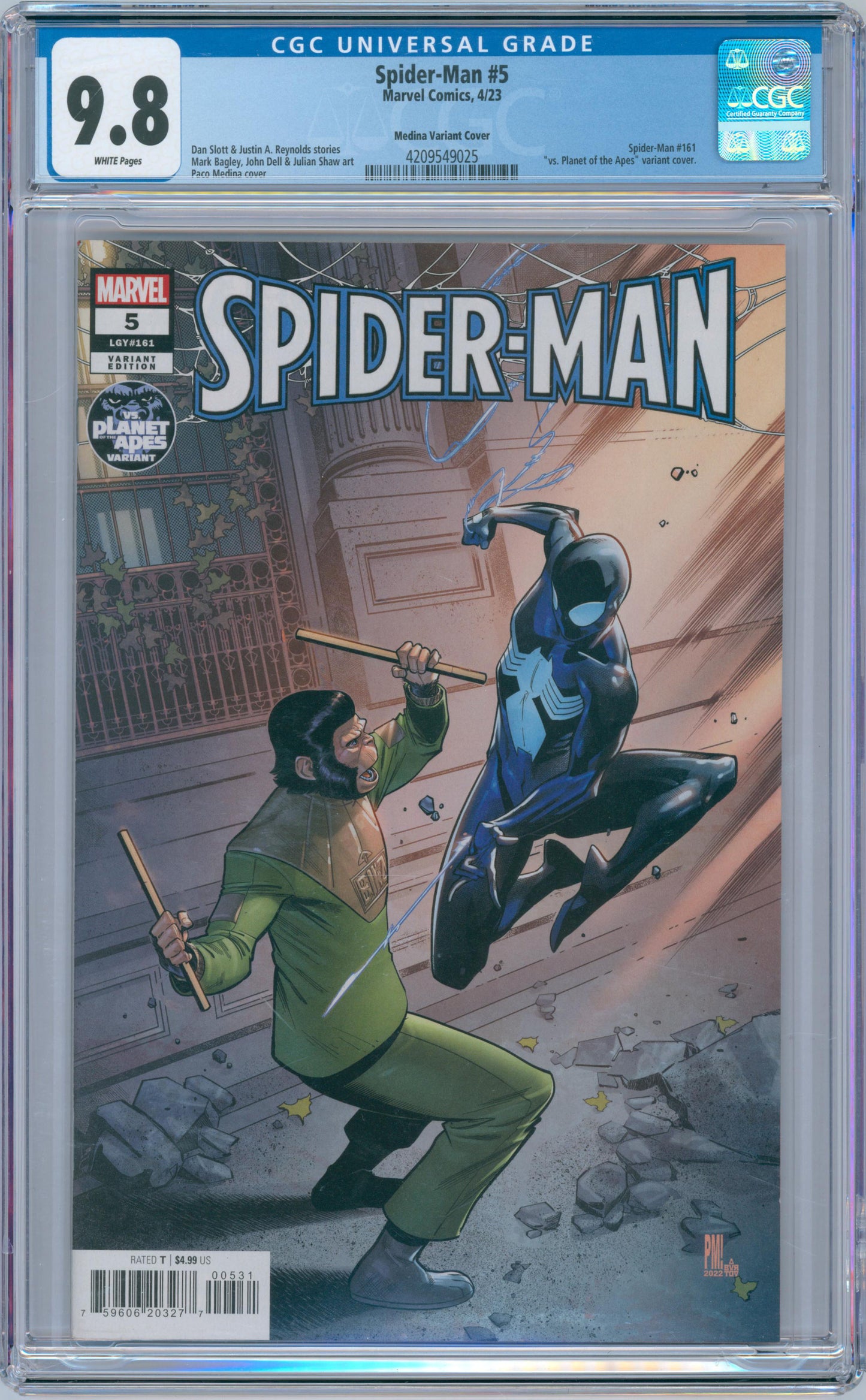 Spider-Man #5 9.8 CGC Medina Variant Cover