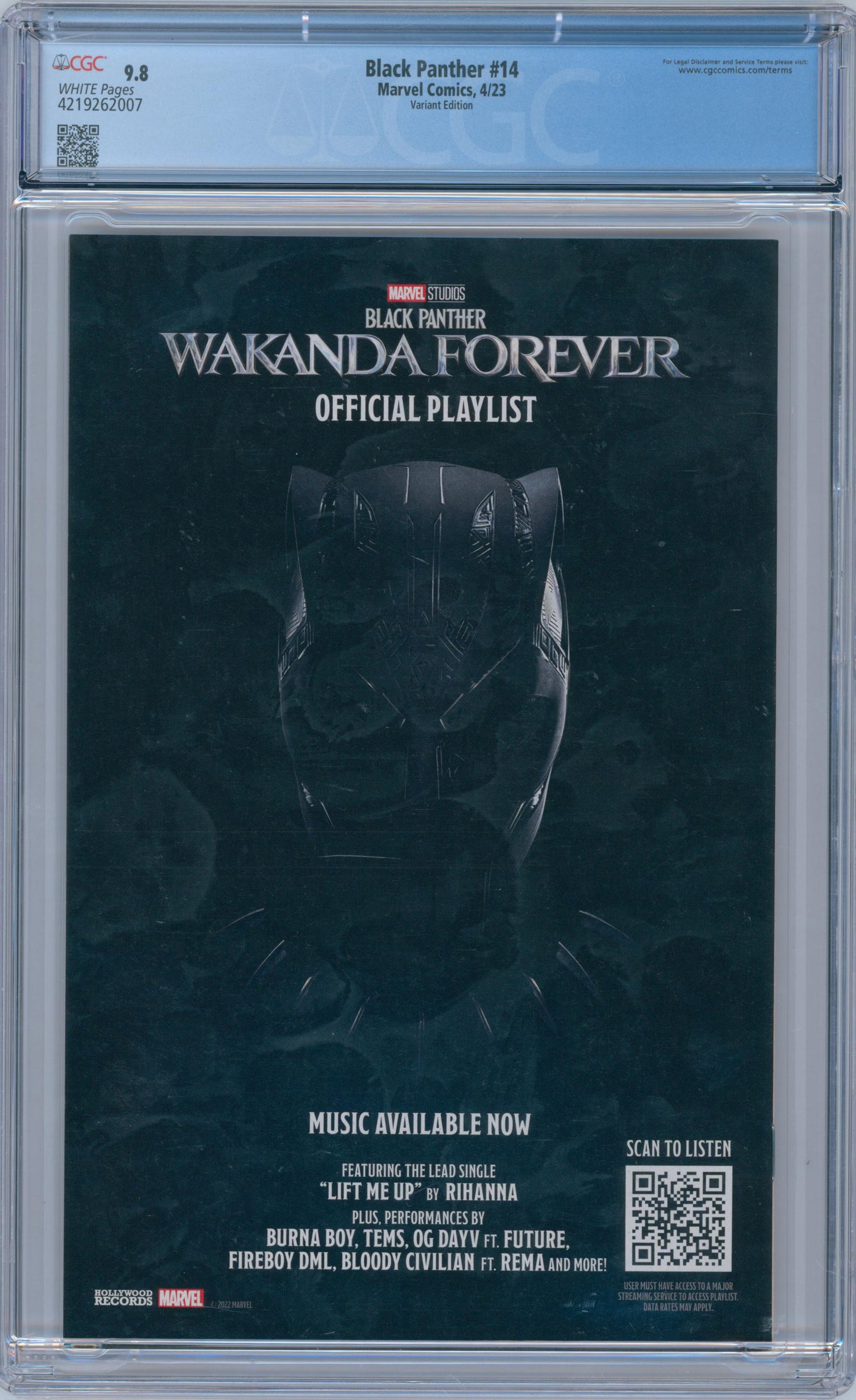 Black Panther #14 9.8 CGC Variant Edition