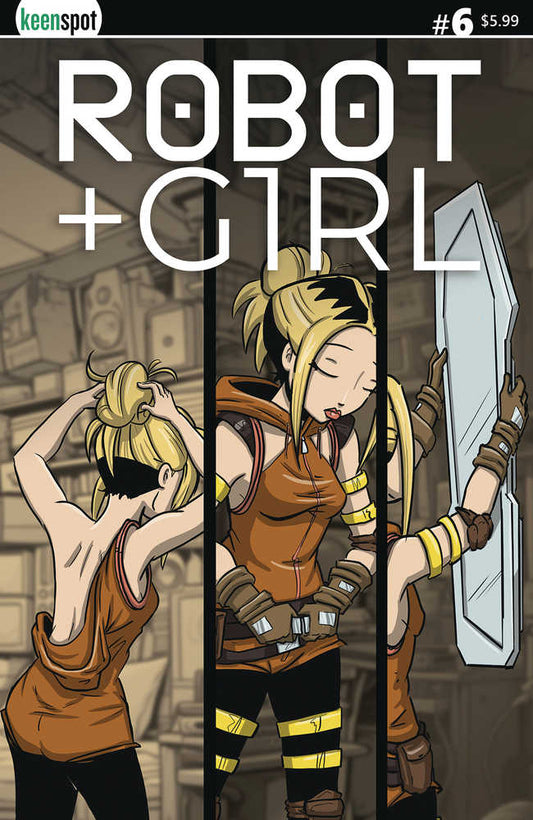 Robot + Girl #6 Cover B Mike White