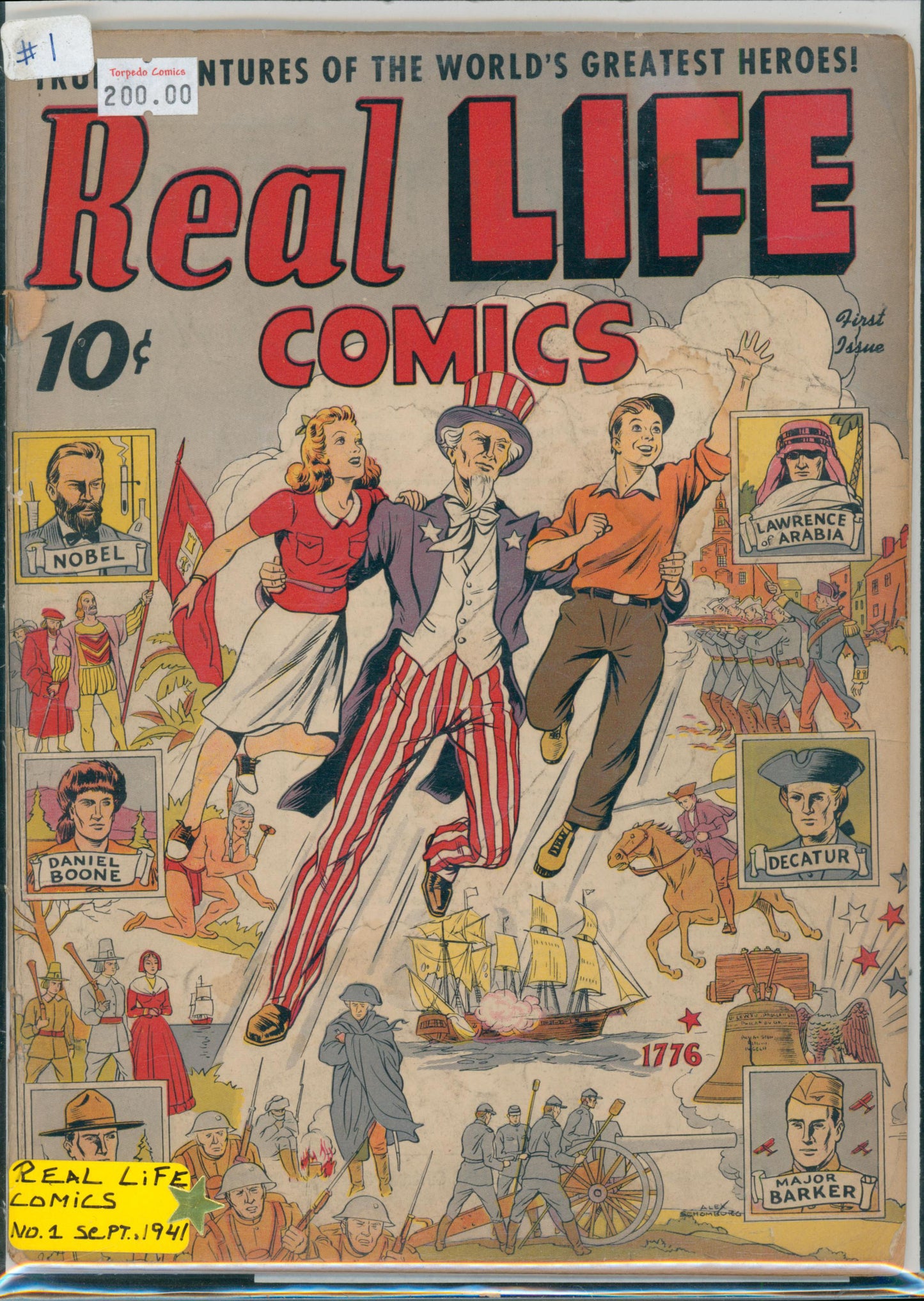 Real Life Comics #1 1.5 FR/GD Raw Comic (1941)