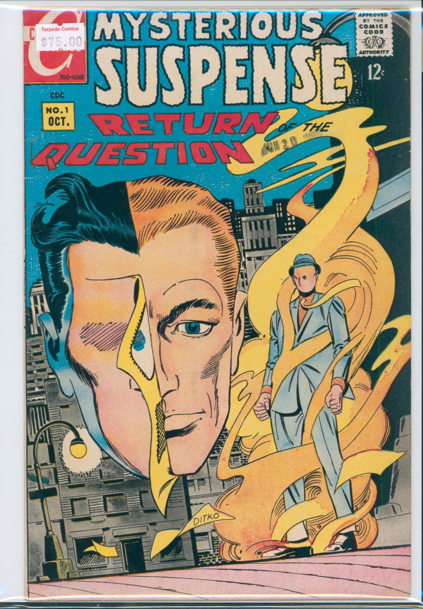 Mysterious Suspense #1 7.0 FN/VF Raw Comic (1968)