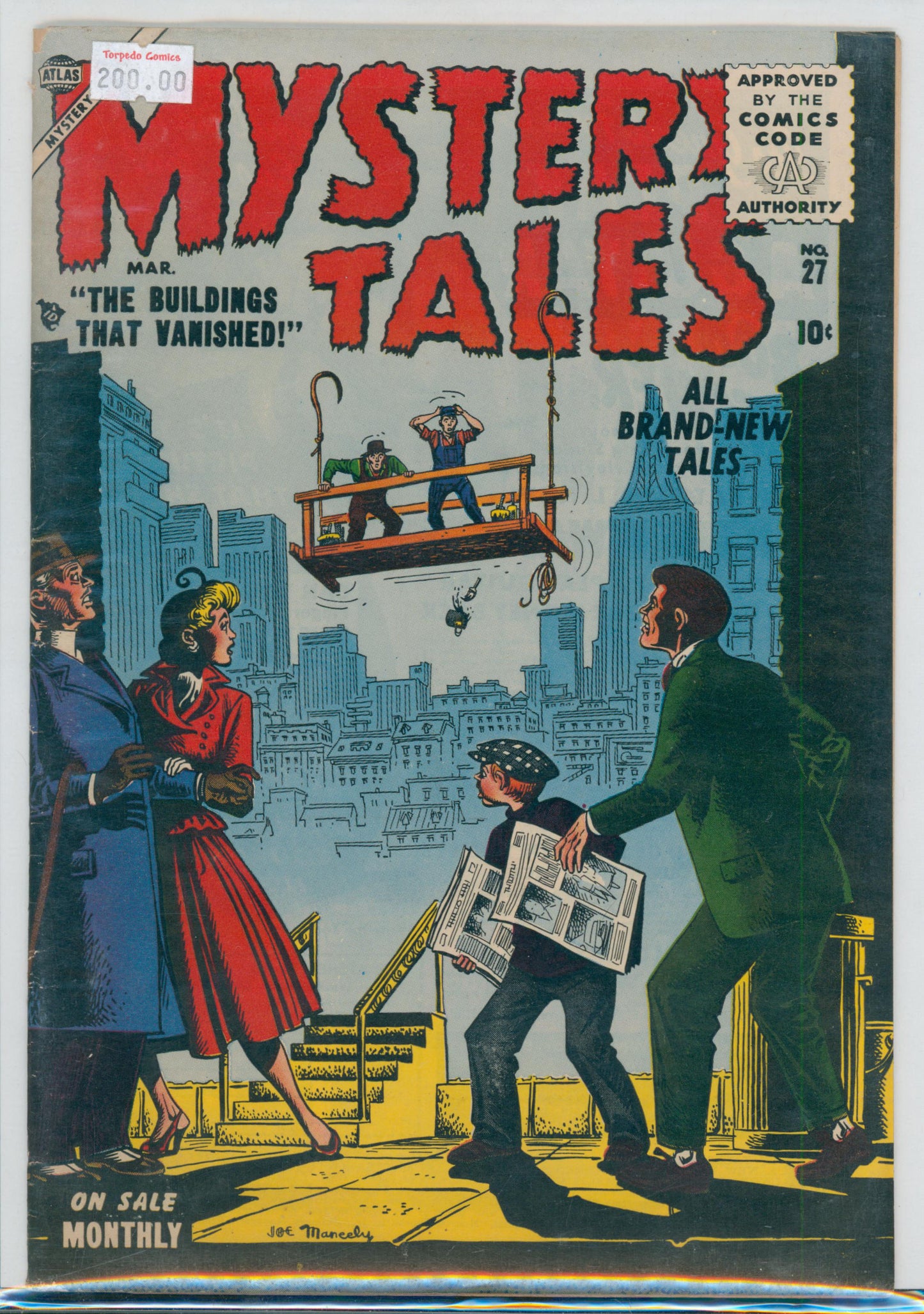 Mystery Tales #27 4.5 VG+ Raw Comic (H20 Exposure)