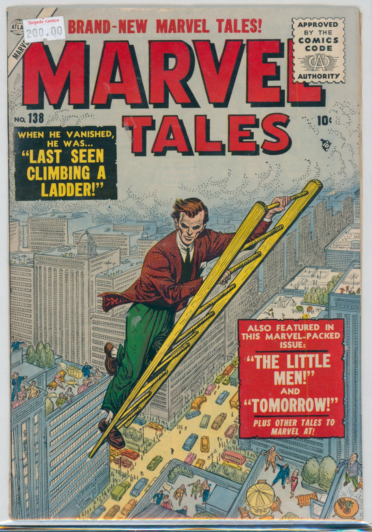 Marvel Tales #138 4.0 VG Raw Comic (1 1/4 Spin Split Lower Left Hand Cover)