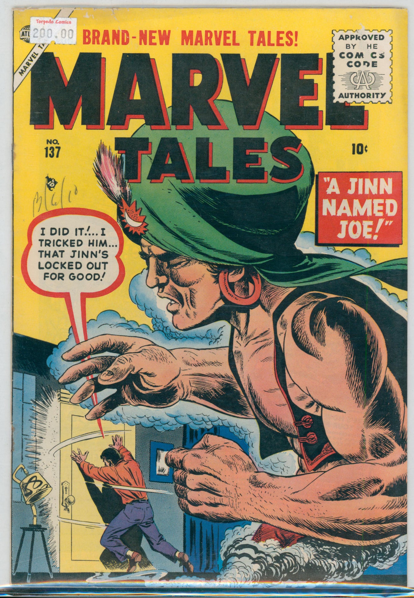 Marvel Tales #137 4.5 VG+ Raw Comic (Rust on both staples)