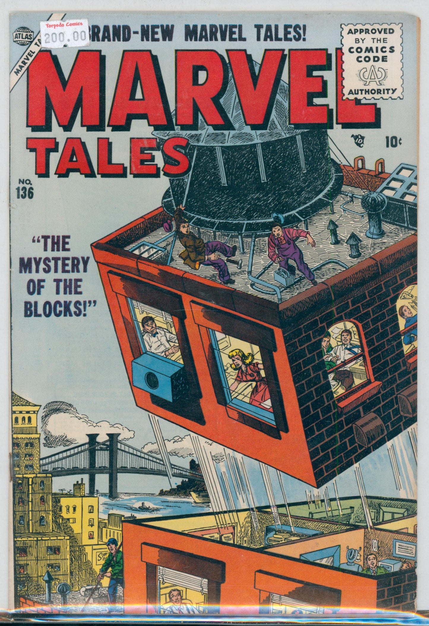 Marvel Tales #136 4.5 VG+ Raw Comic (Rust on both staples)