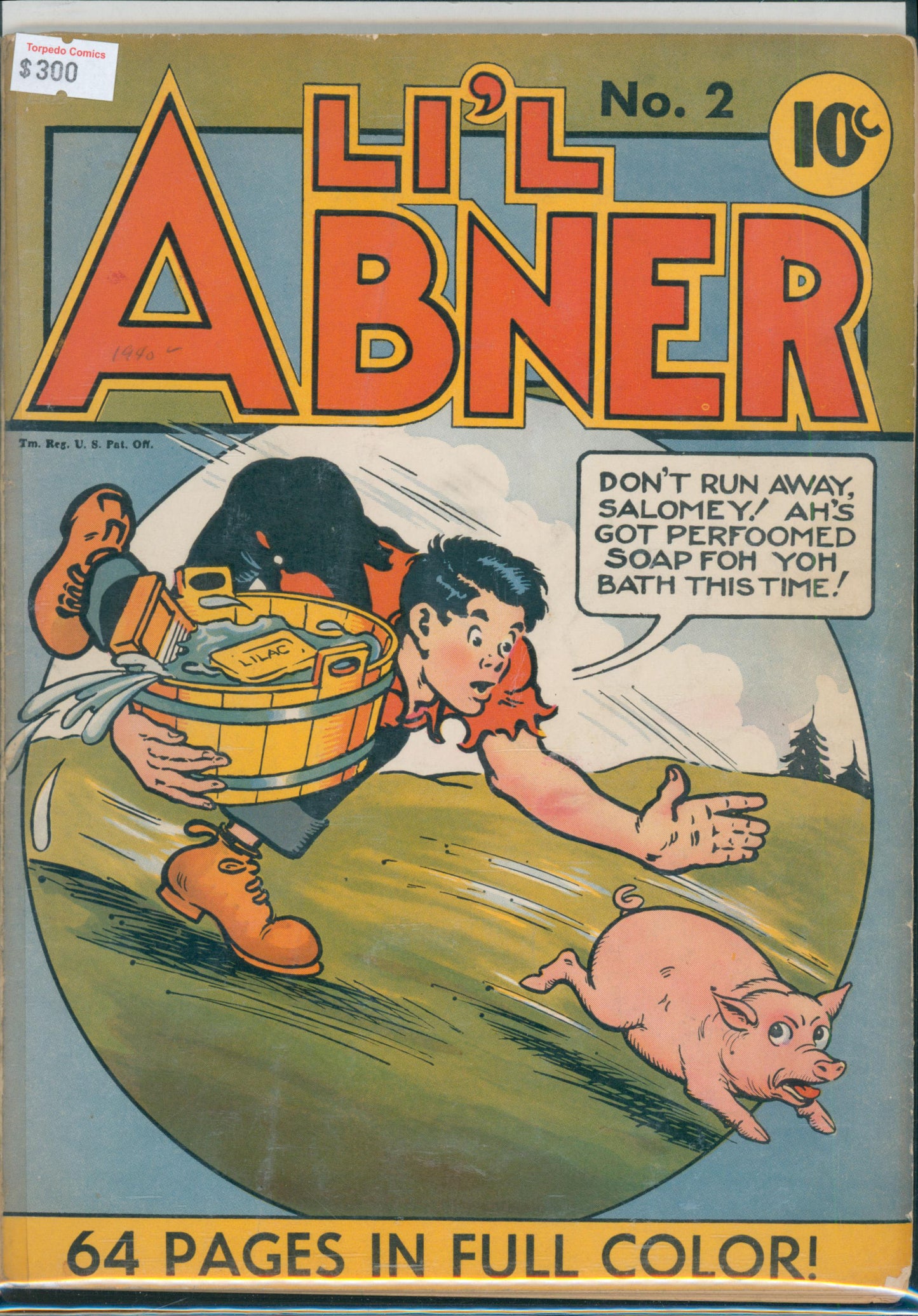 Single Series #18 Li'l Abner #2 0.5 PR Raw Comic (1940)