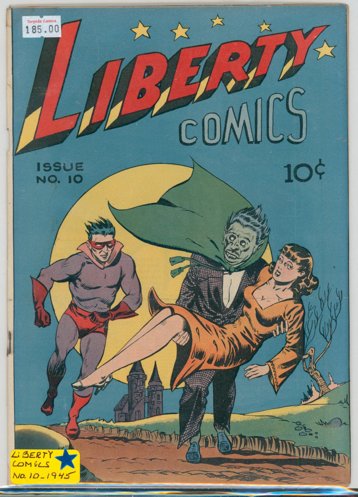 Liberty Comics #10 5.0 VG/FN Raw Comic (1945)