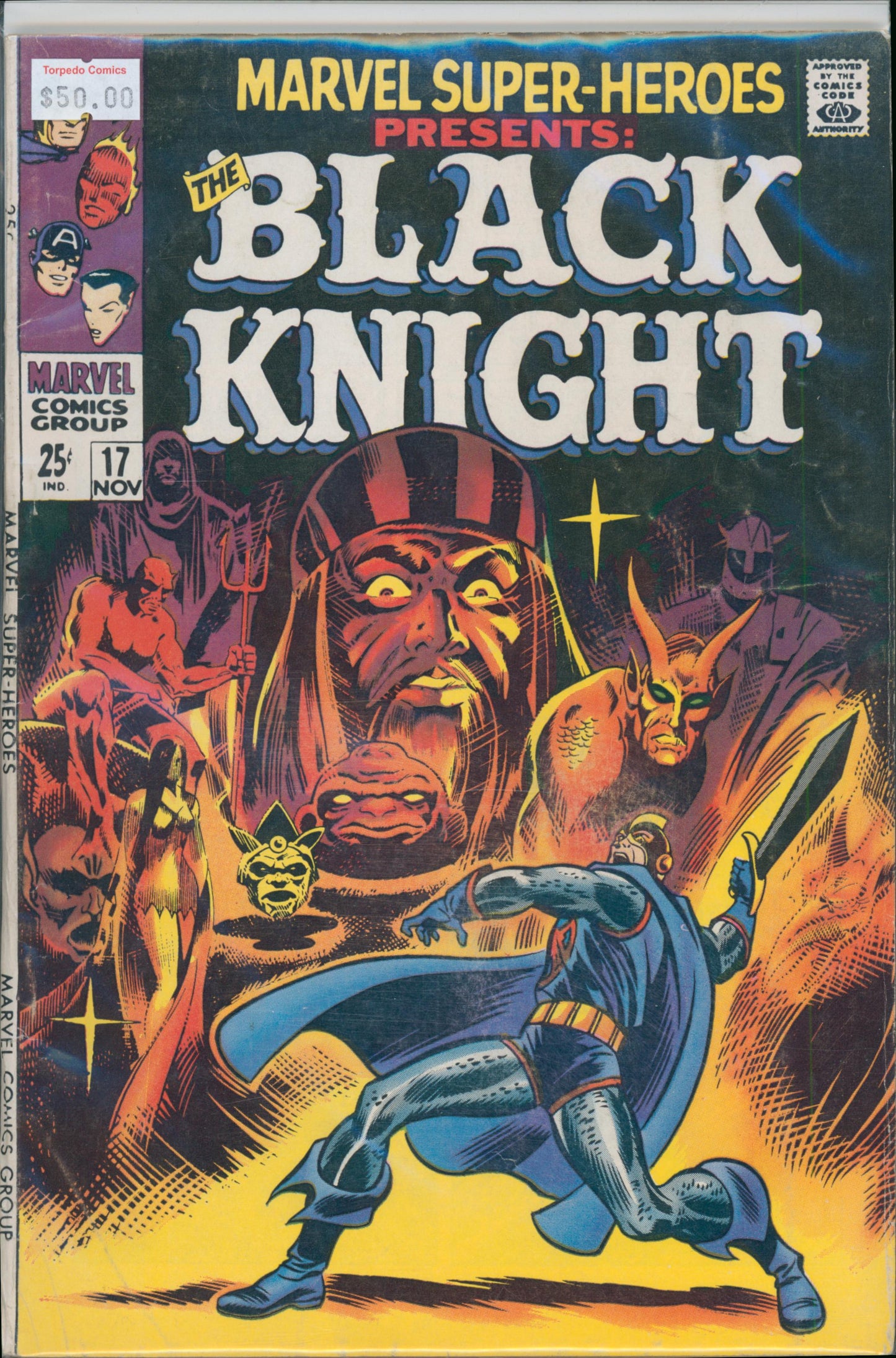 the Black Knight #17 3.5 VG- Raw Comic