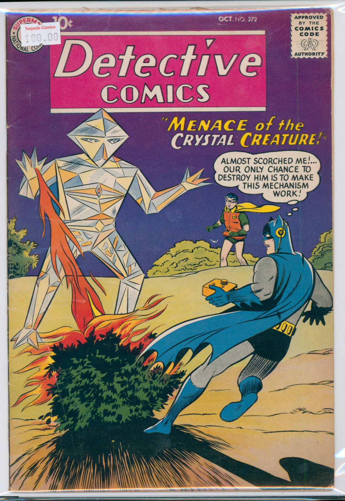 Detective Comics #272 5.5 FN- Raw Comic (1959)