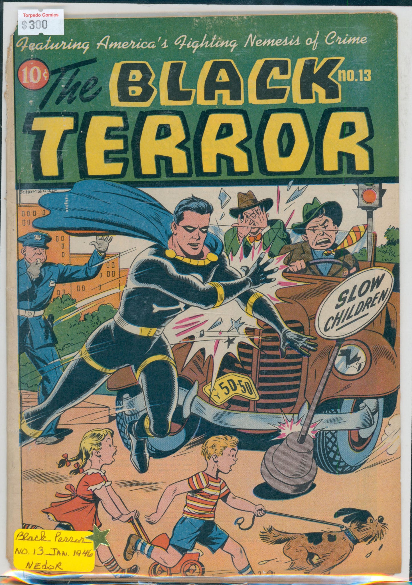 the Black Terror #13 1.0 FR Raw Comic (1946)