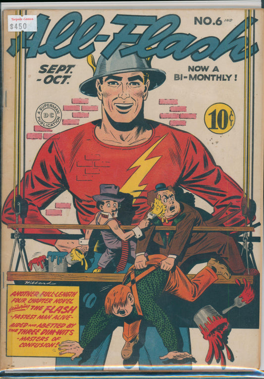 All-Flash #6 5.0 FN Raw Comic (Tape on spine)