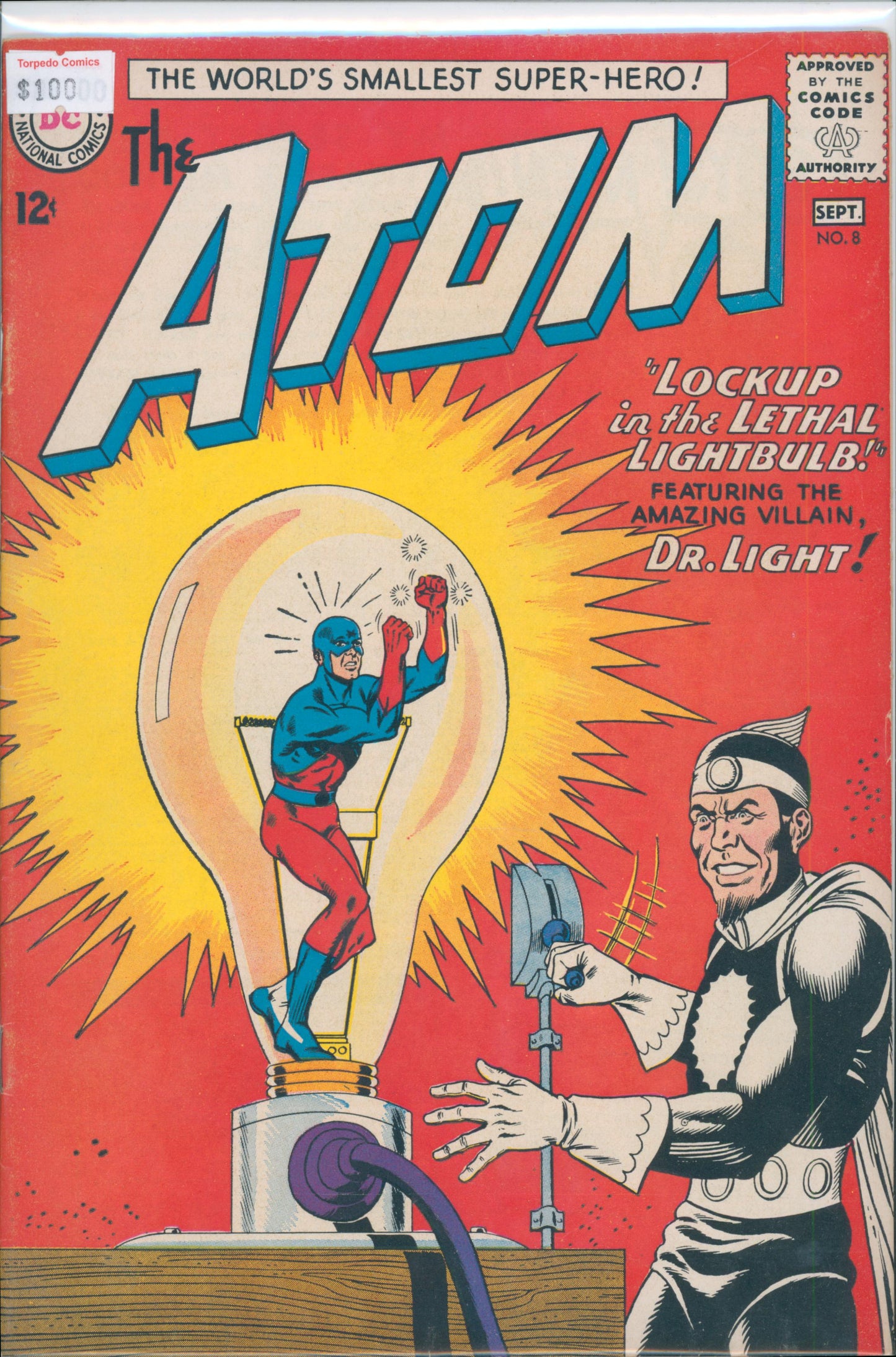 the Atom #8 7.0 FN/VF Raw Comic