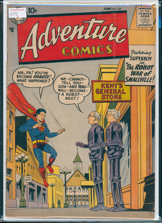 Adventure Comics #237 3.5 VG- Raw Comic (1957)