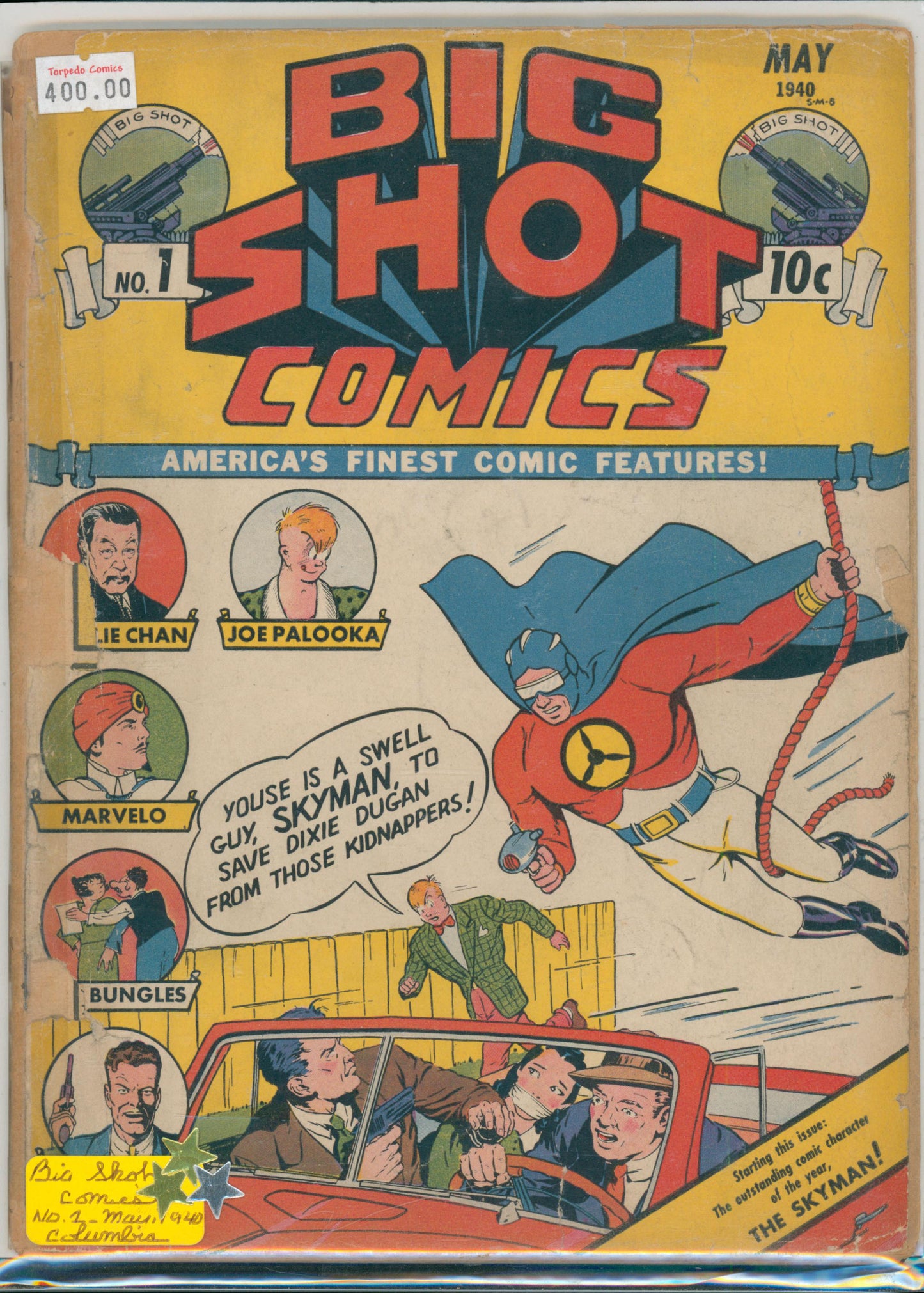 Big Shot Comics #1 1.0 FR Raw Comic (1940)